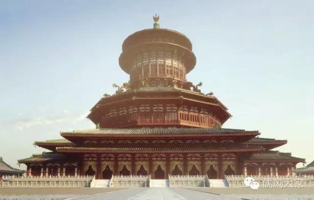 唐代大明宫复原图 公元662年,唐高宗在长安东北方的高地上兴建新宫