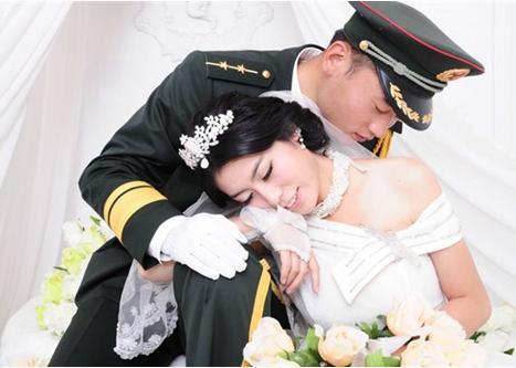 惠州婚纱照风格分享军人主题婚纱照 让你感受制服的诱惑-wed114结婚网