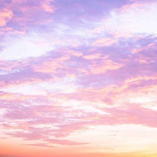 好看的风景头像漂亮的唯美粉紫色系天空美图