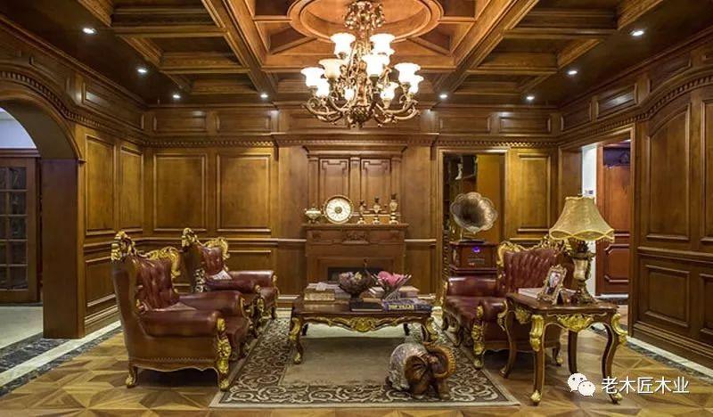 欧式客厅整装定制效果图唯有原木设计才能真正奢华