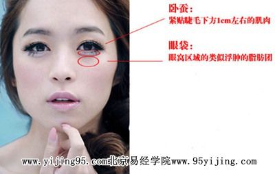 面相学如何分辨卧蚕和眼袋 - 北京易经研究院