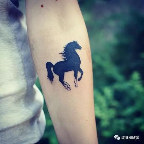 十二生肖纹身 - 【马】纹身图案