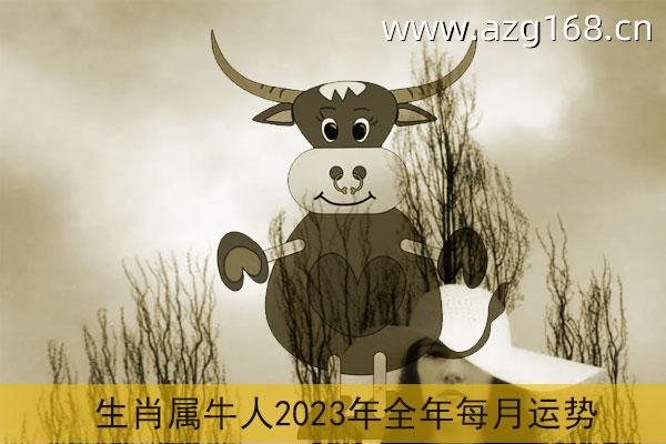 属牛2023年运势及运程详解 2023年属牛人的全年每月运势_祥安阁风水网
