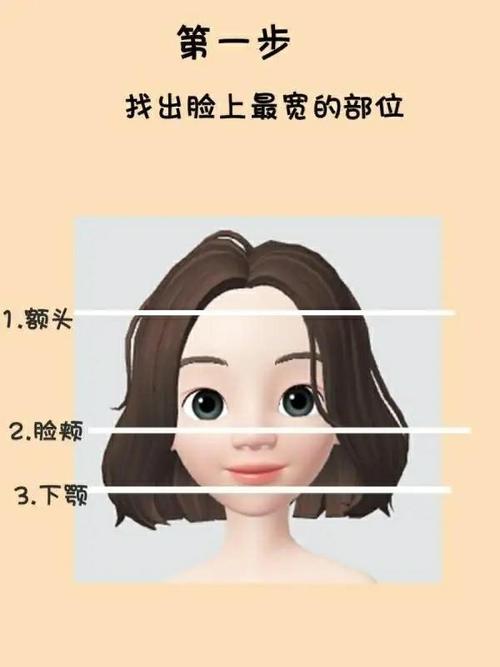 脸型自测新方法