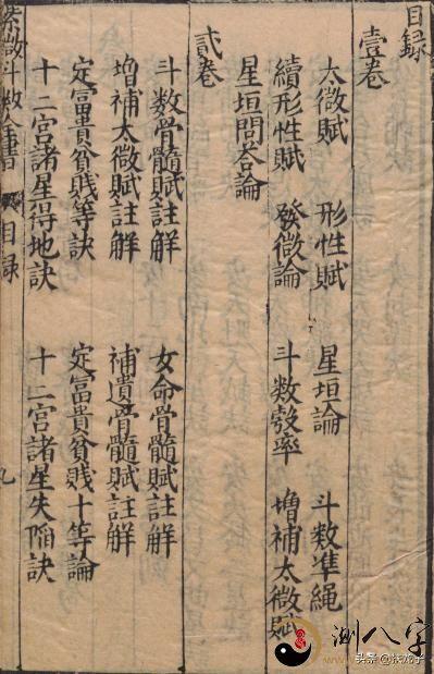 手抄古籍——新锓希夷陈先生《紫微斗数全书》