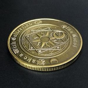 欧美塔罗牌硬币收藏 企业小礼品外国星座纪念章古青铜工艺品道具