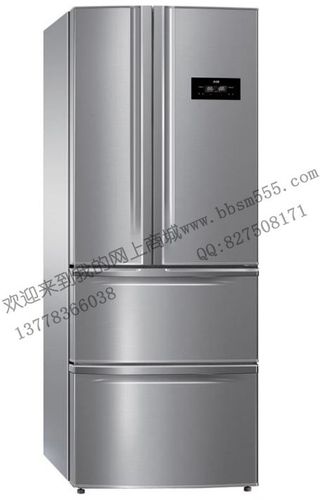 美菱冰箱雅典娜系列 bcd-350w 全新四门法式设计,上对开门下抽屉