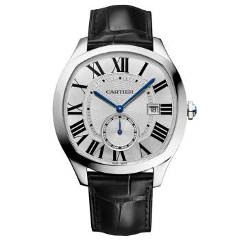 瑞士卡地亚(cartier)手表 drive系列商务时尚小三针皮带自动机械表
