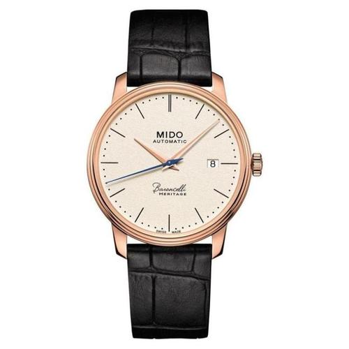 mido美度手表瑞士机械表自动皮带金色礼物腕表瑞士腕表