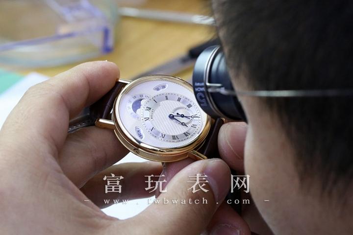 宝玑经典系列7337ba手表维修保养作业