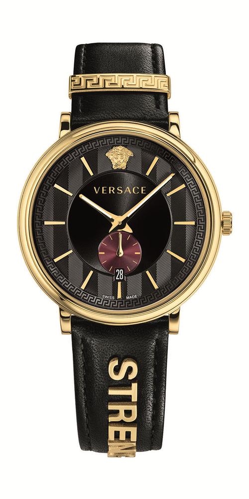 versace/范思哲v circle系列男士圆形石英腕表,vbq050017型号